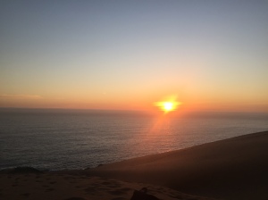 another sunset seen from the dunes